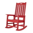 thumbnail image 5 of GONICHA Oversized Outdoor Rocking Chair,Easy to Assemble High Density Polyethylene Patio Rocking Chair,Red, 5 of 5