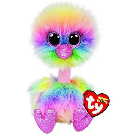 Cp Usa TY Beanie Boos - Asha The Rainbow Osterich (Glitter Eyes) Small 6  Plush price history on PriceWatchPro
