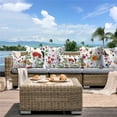 thumbnail image 4 of Outdoor Waterproof Pillow Covers 18x18 Set of 4 Spring Summer Floral Decorative Outdoor Throw Pillows Farmhouse Cushion Cases for Patio Furniture Bench Couch Sunbrella, 4 of 8