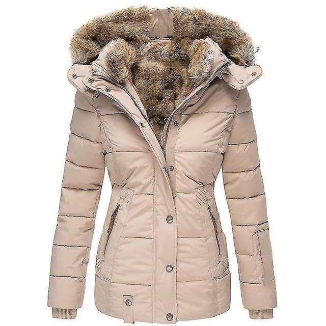 Abrigo de plumón para mujer Invierno Regular Cálido Casual Chaqueta diaria Manga larga