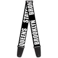 thumbnail image 1 of Buckle-Down Guitar Strap, New Yorks Five Burroughs Bold Black White, 2 Inches Wide, 1 of 1