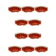 thumbnail image 3 of Advancent Enfriador de latas de cerveza en blanco, cubierta de neopreno plegable para bebidas, copa de fiesta plegable, soporte para bebidas de Color liso, Rojo 10piezas Advancent  CBP585779, 3 of 4