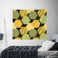 thumbnail image 6 of Balery Bee honey Pattern Tapestry 60x51 Inches - Large Wall Hanging Tapestry for Bedroom, Living Room, Dorm Decor - Artistic and Aesthetic Room Decor, 6 of 9