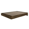 thumbnail image 6 of Nexera Full Size Platform Wood Bed Frame, Truffle, 6 of 6