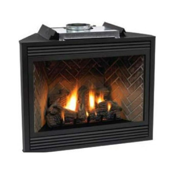 Empire DVP36FP71N 36 in. IP Natural Gas Blower Direct-Vent Fireplace