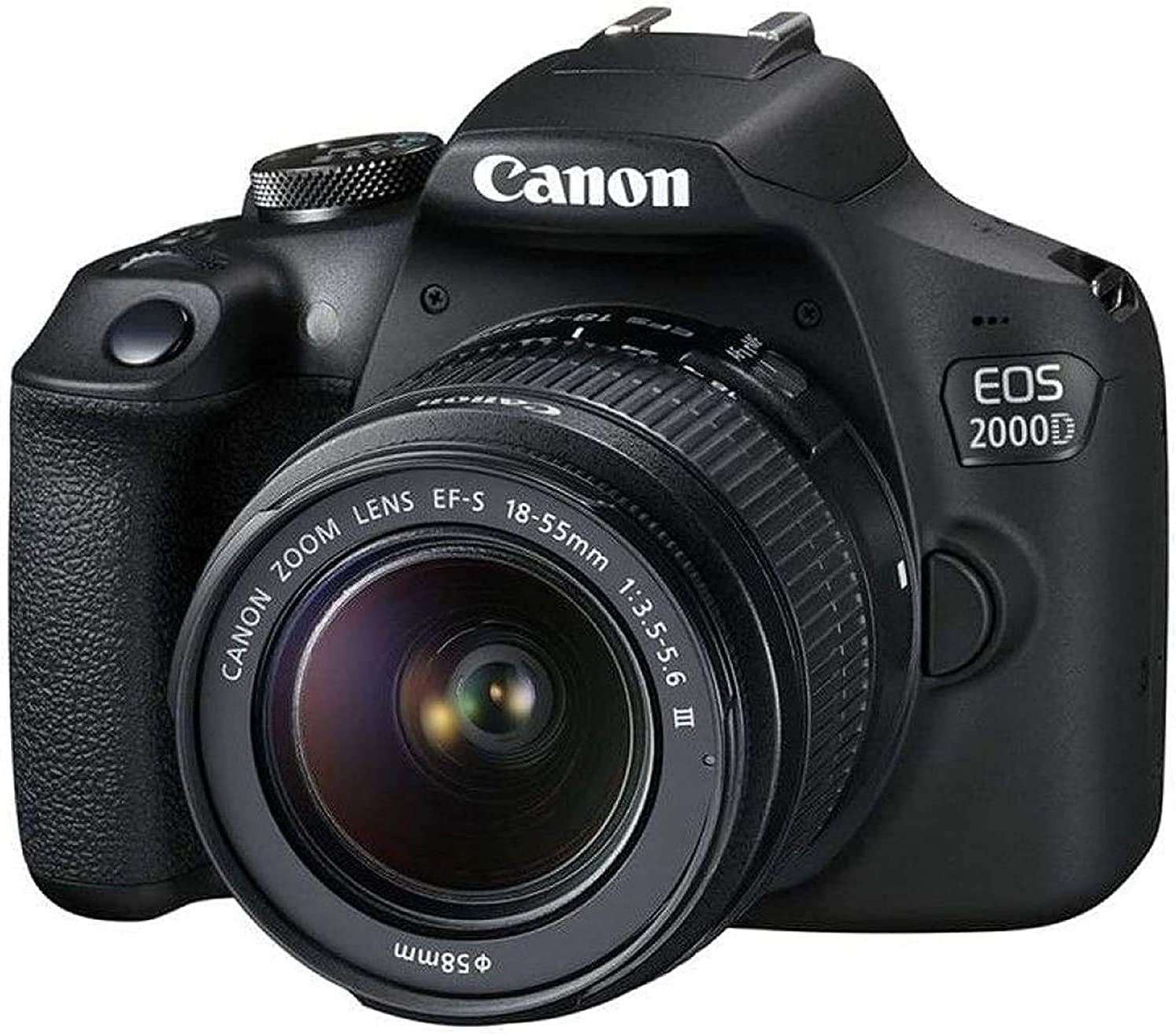 Canon EOS 2000D Digital SLR Camera with 18-55mm III Lens Kit (Black) + Premium Accessories Bundle (International Version) - image 3 of 3