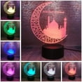 thumbnail image 3 of Ramadan Lantern Lights, Ramadan Mubarak Islam 3D Light, رمضان Eid al-Fitr Ramadan Lantern for Kids, Ramadan Lights Decorations for Home, Ramadan Gifts Decor, Night Lights for Girls Bedroom, 3 of 7