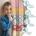 thumbnail image 3 of Blackout Kids Curtains,Boho Bohemia Geometric Line Art Childrens Insulated Curtains Set Of 2,Bedroom Essentials,Toddler Room Decor 52"x84"(132x213cm), 3 of 4