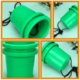thumbnail image 4 of FESTFENDS 2 Pairs of Kindergarten Stilts Plastic Green for Social Skill Development, 4 of 8