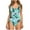#12-Light Blue, variant on Ynynloco Womens Bathing Suit Floral Printed One Piece Summer Swimsuits Tummy Control 2025 Summer Backless Swimwear