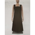 thumbnail image 2 of Waterproof Canvas Cross Back Apron by Penny's Needful Things (Dark Brown), 2 of 3