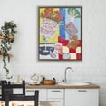 thumbnail image 3 of Stupell Industries Modern Kitchen Checkered Still Life Brown Floating Frame Canvas Art, 25 x 31, by Melissa Wang, 3 of 8
