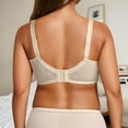 thumbnail image 5 of Fiaer Women's Push Up Lace Bras Underwire Adjustable with Wide Strap Lingerie Shaping Support Bra Beige 80B, 5 of 5