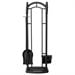 thumbnail image 2 of Uniflame F-1119 5 Piece Black Wrought Iron Fireset, 2 of 2