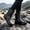 Black, variant on Mens Rain Boots Short Ankle Waterproof Slip On Outdoor Work Boots Rain Boots For Men Non Slip Rubber Sole Cushioned Flexible Washing Shoes Footwear US :12