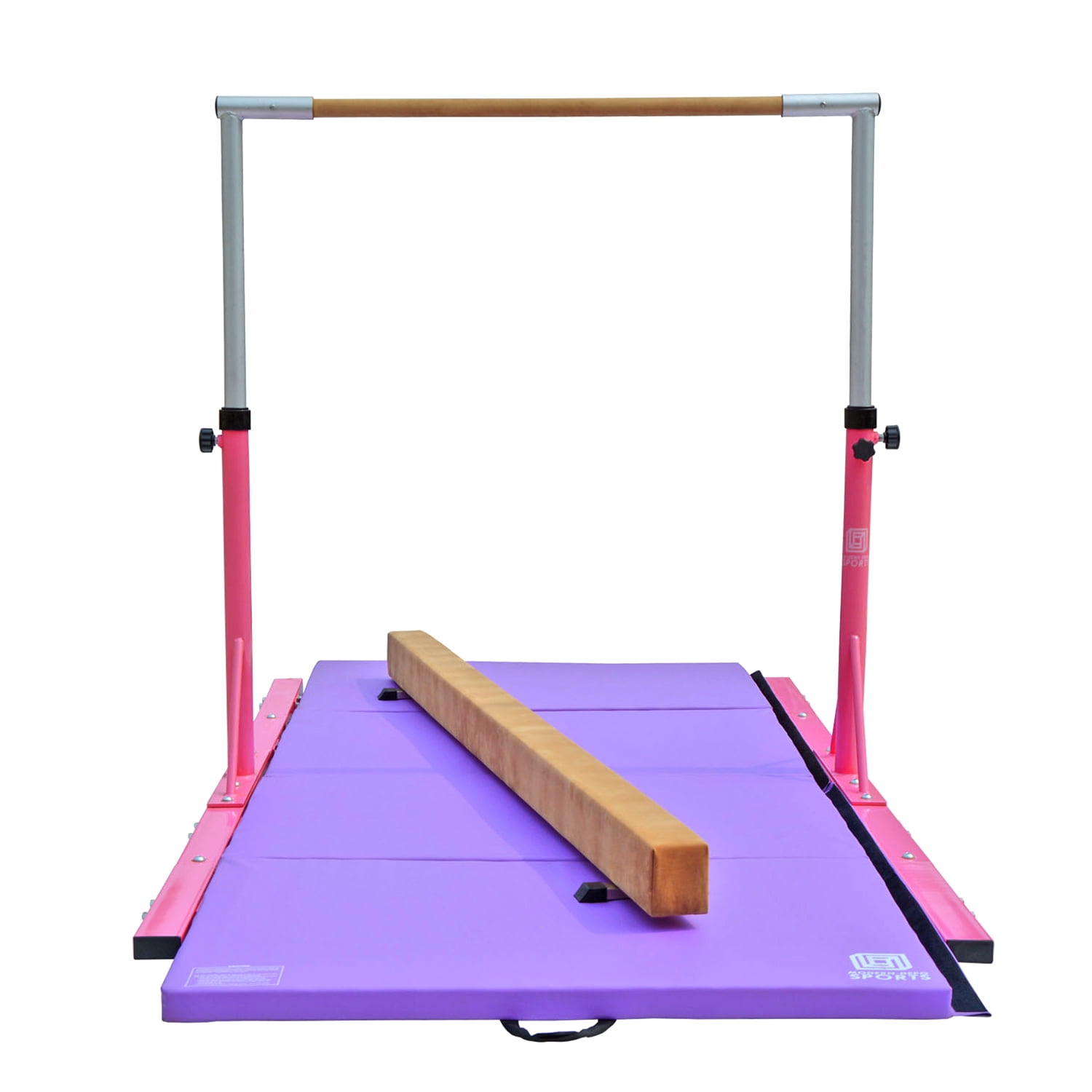 gymnastics bar and mat for home