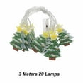 thumbnail image 3 of Christmas JoyMoreHome Christmas Xmas Tree LED String Lights Indoor Outdoor,9.8FT 20 LED Christmas Lights Battery Operated Fairy String Lights for Bedroom Wedding Christmas Tree Decorations, 3 of 7