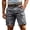 Gray #018, variant on Cargo Shorts for Men Multiple Pockets Lightweight Summer Casual Outdoor Work Hiking Fit Relaxed Short Waist Shorts, 4XL