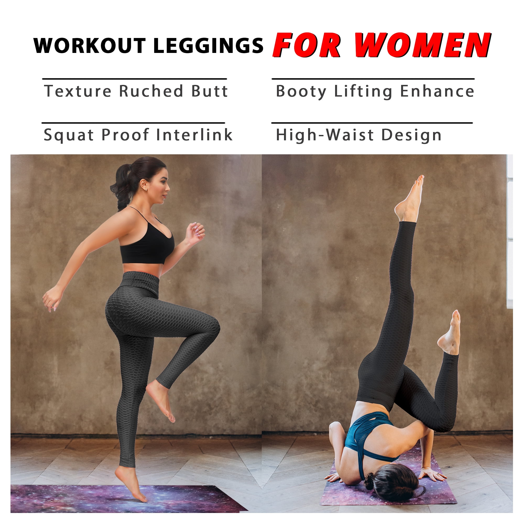 Buy ASNUG High Waist Yoga Pants for Women Tummy Control Workout