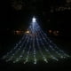 thumbnail image 1 of Decoraciones navideñas para exteriores, luces LED en cascada de 3,5 m con forma de estrella navideña, cadena de luces para árbol de Navidad, hogar, fiesta, jardín y dormitorio., 1 of 5