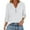 White #065, variant on 3/4 Sleeve Tops for Women Casual Henley Shirts V Neck Buttons Dressy Work Business Blouses 2026 Spring Trendy Clothes Army Green M