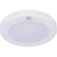 thumbnail image 1 of AIR-LED Flush Mount Ceiling Light, Closet Lighting Fixture with Motion Sensor, 10.5W, 700 Lumen, 6.2 Inch, Anti-Rust Galvanized Housing, White Finish 3000K 1-Pack, 1 of 4