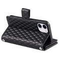 thumbnail image 6 of Crossbody Wallet Case for iPhone 11 Glitter PU Leather Phone Case with Card Slots Stand Wrist Strap Cover Magnetic Closure Flip Handbag Zipper Purse Case for Women Girls, Black, 6 of 11
