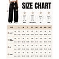 thumbnail image 7 of Cargo Pants for Women, Lightweight Quick Dry, Womens Elastic Wide Leg Jogging Sweatpants with Pockets Adjustable Drawstring Waist for Outdoor Hiking Travel, 7 of 7