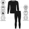thumbnail image 4 of MANIFIQUE Thermal Underwear Shirt & Leggings Set for Men — Heavyweight Fleece‑Lined Long Johns | Warm Winter Base Layer, 4 of 5