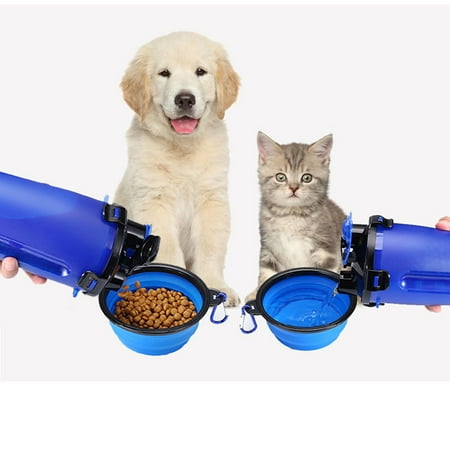 Portable Dog Water Bowl >> 2 In 1 Portable Dog Travel Food Bottle Snack Container With Collapsible Pet Cup Dog Pet Food And Water Bottle Portable Pet Water Bottle With 1 Bowl Portable Dog Water Bowl >> 2 In 1 Portable Dog Travel Food Bottle Snack Container With Collapsible Pet Cup Dog Pet Food And Water Bottle Portable Pet Water Bottle With 1 Bowl