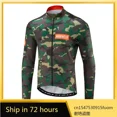thumbnail image 2 of MORVELO 2018 Ropa de ciclismo de primavera Jersey de ciclismo de manga larga Ropa de carrera de bicicleta de carretera colorida Camiseta deportiva Camisa de ciclismo, 2 of 5