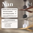 thumbnail image 2 of Matthews Fans - Nan - 3 Blade Ceiling Fan In Contemporary Style-10 Inches Tall, 2 of 7
