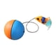 thumbnail image 1 of Juguete interactivo, juguete para atrapar, juguete de peluche para gatos, pelota, juguetes para gatos, juguete de plumas. azul y naranja, 1 of 9