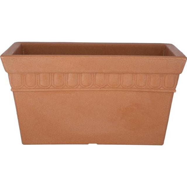 maceta 19" x 11" plástico jardinera ladrillo (19