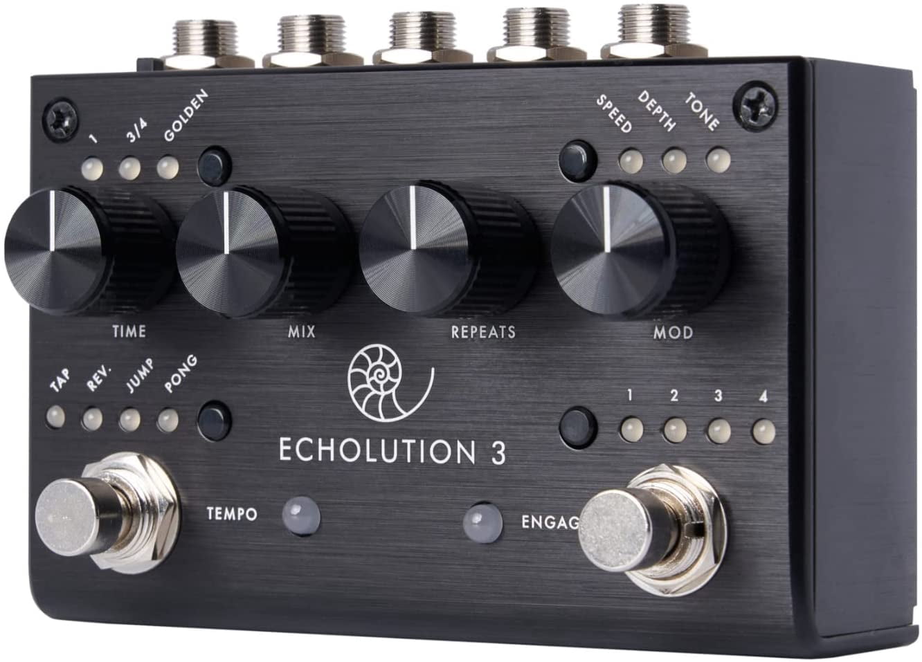 Pigtronix Echolution 3 Delay Effects Pedal Black