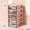 5 Floor, variant on Pink Drawer Plastic Storage Cute Locker Decor Mini Drawer Organizer, Cosmetic Dresser Stationery Organizer, Cute Plastic Dresser Kawaii Plastic Drawers for Bathroom, Dorm, Desk, Office