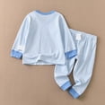 thumbnail image 7 of MEZZALL Boys Pajamas Sets Comfortable Cartoon Print Loungewear Toddlers Soft Sleepwear Crew Neck Long Sleeve Tops And Pants Two Piece Pajamas Sets For Children Cozy Nightwear Trendy Homewear, 7 of 7