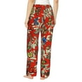 thumbnail image 3 of Xecao Multicolored Butterflies Women's Straight Lounge Pajama Pants: The Epitome of Relaxed Sleepwear, 3 of 9
