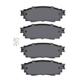 thumbnail image 2 of KarParts360 For Lexus RX350/RX450h 2016-2022 Brake Pads | Ceramic Friction Material | Mechanical Pad Wear Sensor | 42.9 Millimeters/1.69 Inches Inner Height | 121.2 Millimeters/4.77 Inches Inner Widt, 2 of 5