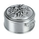 thumbnail image 2 of Caja de joyería de Metal, estilo europeo innovador, Vintage, exquisita rosa, relieve 3D, Mini caja de almacenamiento de baratijas redonda, 2 of 12