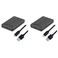 thumbnail image 1 of 2X USB 3.1 Mobile Box 2.5 Inch SATA Box SSD Enclosure Support 15mm Hard Drive for Computer Notebook, 1 of 7