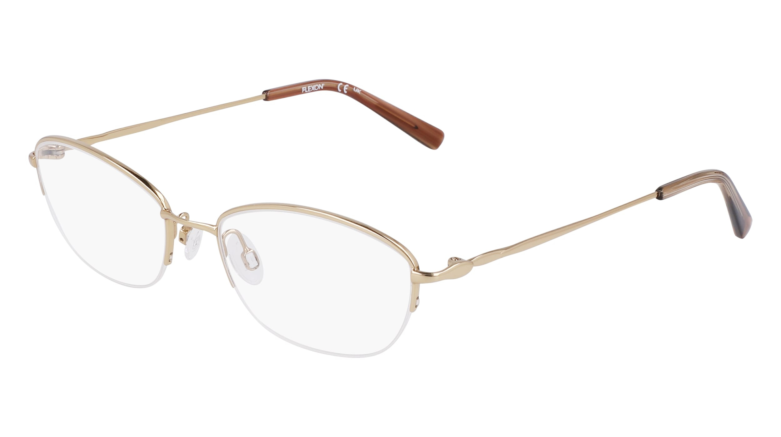 Eyeglasses FLEXON W 3040 770 Shiny Rose Gold - Walmart.com