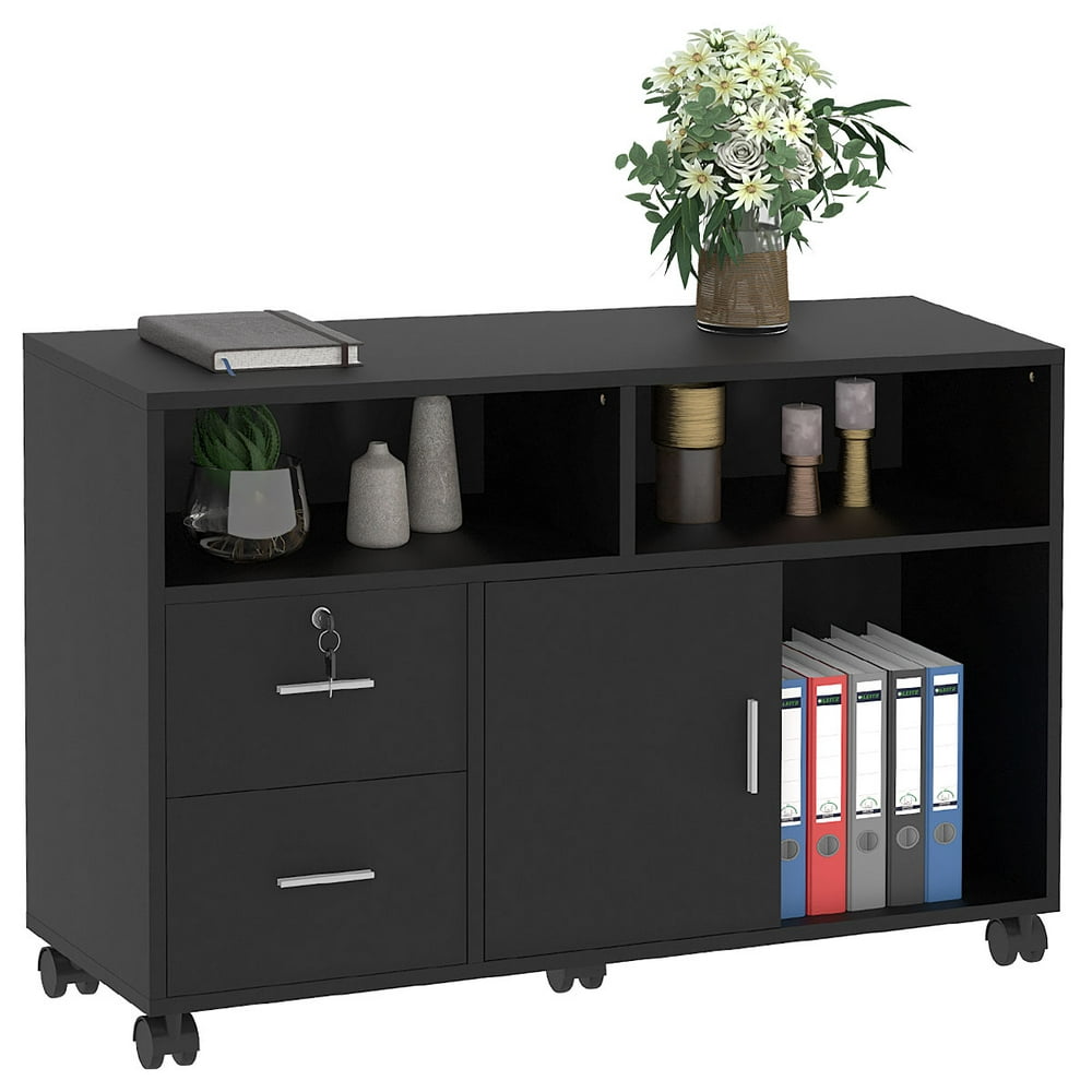 DWVO Office 2 Drawer Lateral File Wood Storage
