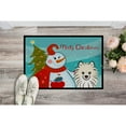 thumbnail image 2 of Caroline's Treasures BB1827MAT Snowman with Pomeranian Door Mat, Indoor Rug or Outdoor Welcome Mat 18x27 Doormat , 18H X, 2 of 2