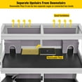 thumbnail image 3 of Aivituvin Hamster Cage for Guinea Pig Rat Habitat Critter Nation 2 Levels Portable Anti-chewing, 3 of 7