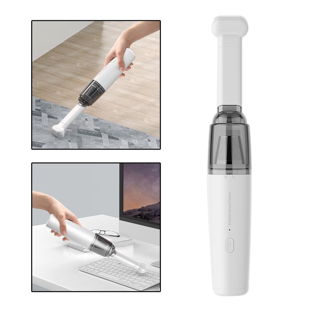Aspirador portátil/cubo de basura de 130ml, accesorios ligeros para automóviles, Mini de alta potencia/para pelo de mascotas, viaje / Filtro Metálico Macarena aspiradora de mano