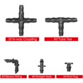 thumbnail image 2 of Straight-Through Joints For High Quality Drip Irrigation Connectors, Universal Barbed Tee Fittings, Durable Material 1/4 Inch Tubing Accessories For Widespread Use In Residential, 2 of 5