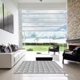 thumbnail image 6 of Ahgly Company Indoor Square Patterned Gray Novelty Area Rugs, 6' Square, 6 of 6