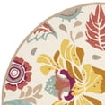 thumbnail image 2 of SAFAVIEH Four Seasons Blair Floral Area Rug, Ivory/Grey, 6' x 6' Round, 2 of 4