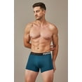 thumbnail image 2 of Macho Genie - Men's Essentials - Classic Premium Soft and Breathable Modal Trunks - Pack of 3 (SM - 3XL), 2 of 4